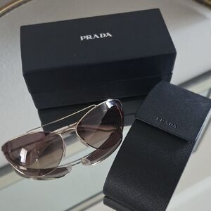 AUTHENTIC Prada Women's Sunglasses FULL SET LIKE NEW